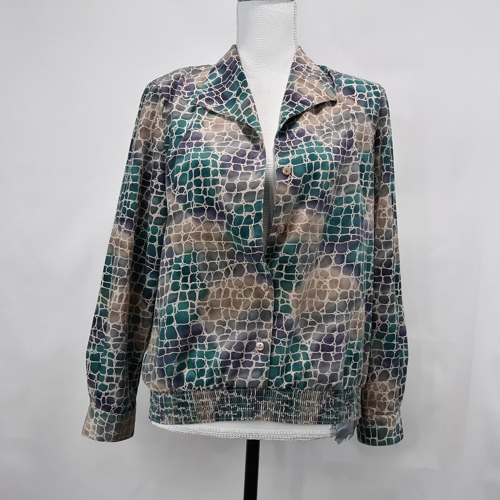 Alfred Dunner *3 Womens Petite 14p Top Multicolor